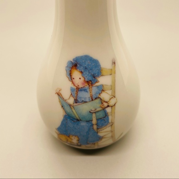 Vintage 1970s Holly Hobbie Glass Vase - Rare - Picture 6 of 6